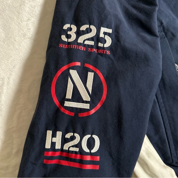 Nautica Windbreaker Men Size L Hooded Jacket 325 Summer Sports H2O 90s VTG GUC - Picture 2 of 16